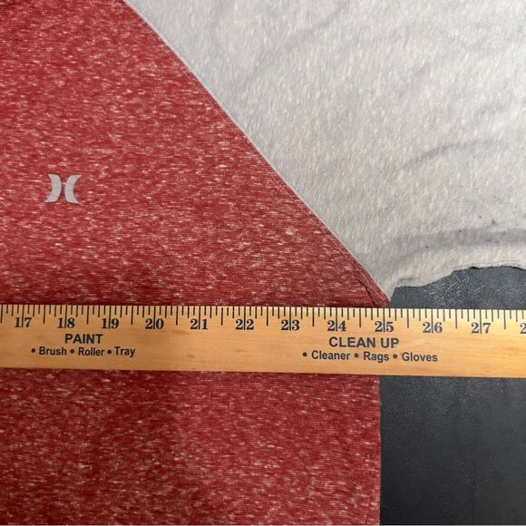 Hurley Salmon and Gray Short Sleeve Henley 0719 - Picture 10 of 11